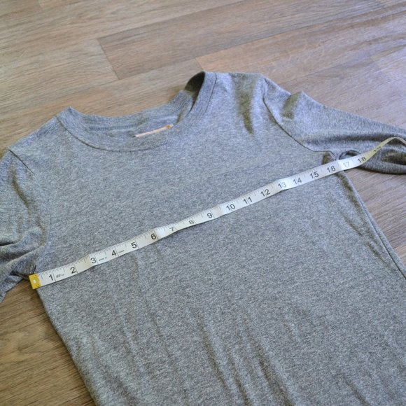 Current Elliott The 3/4 T-Shirt Casual Dress Gray Size Small - Picture 6 of 8